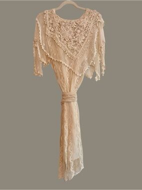 Vintage Intricate Crochet Lace Dress